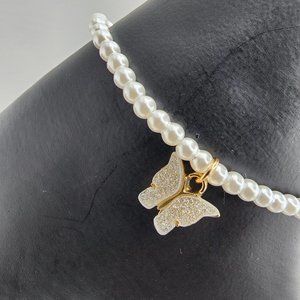 Freshwater pearl anklet, ankle bracelet, foot jewelry